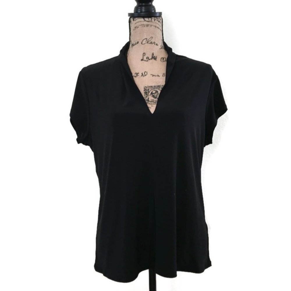 Grace V-Neck Cap Top  XL